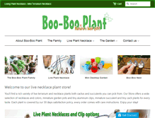 Tablet Screenshot of boobooplant.com